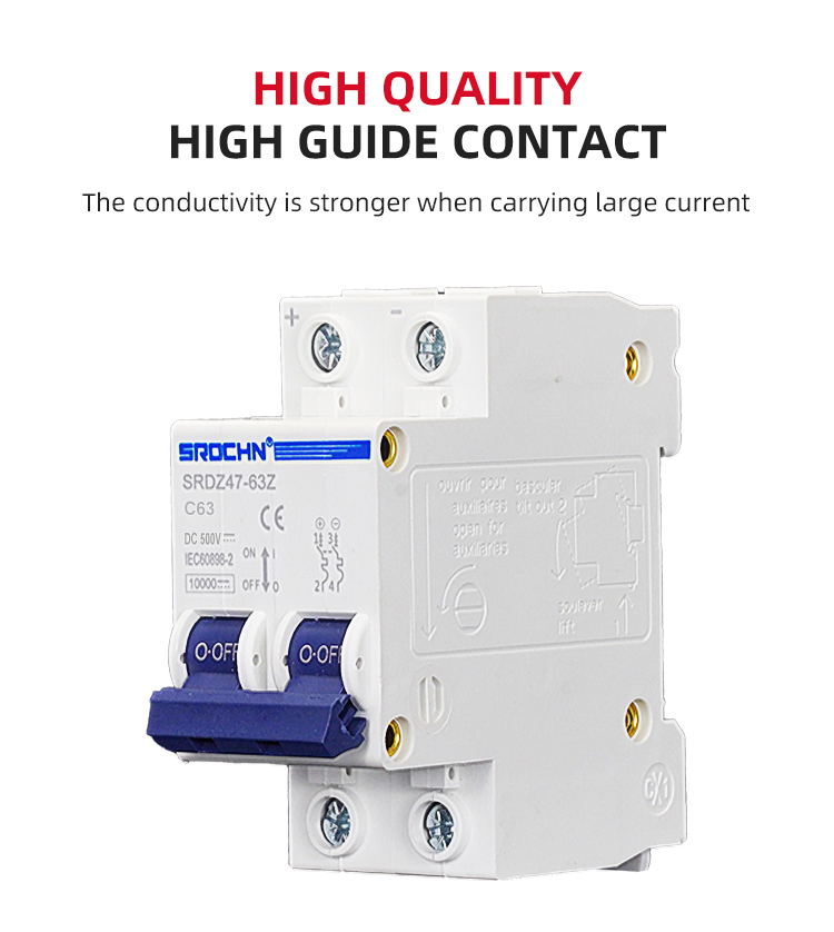 Photovoltaic DC Miniature Circuit Breaker Switch (8)