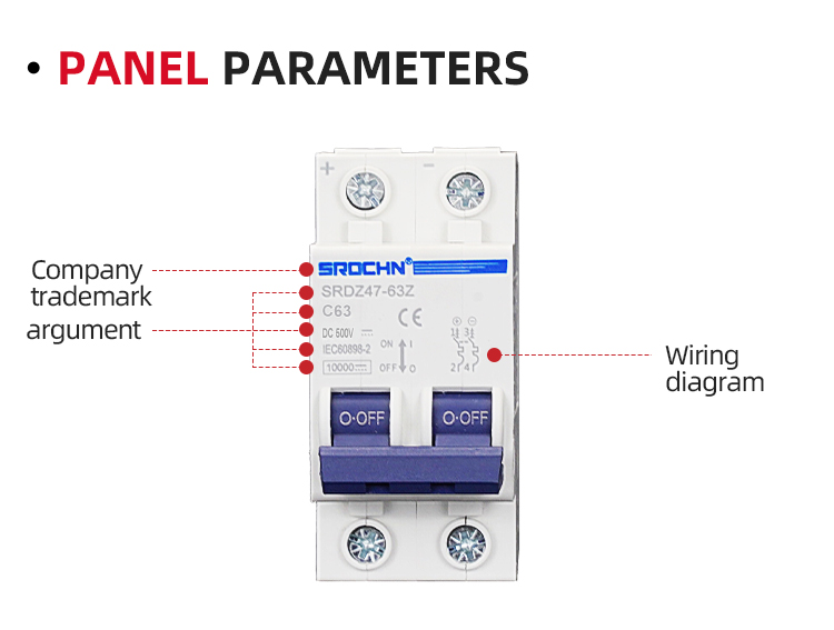 Photovoltaic DC Miniature Circuit Breaker Switch (5)
